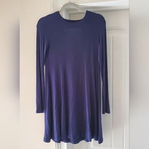 🛍 BCBG GENERATION NAVY BLUE OPEN BACK DRESS SIZE SMALL